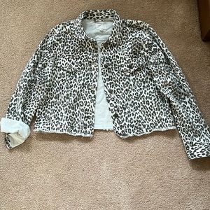 Thread & supply women leopard print jacket